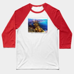 Jones Island Smokestack • Milwaukee, WI Baseball T-Shirt